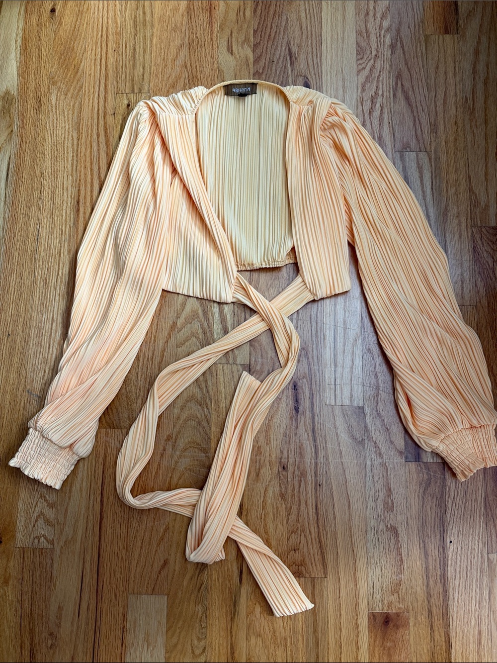 South Moon under Wrap Crop Top - yellow